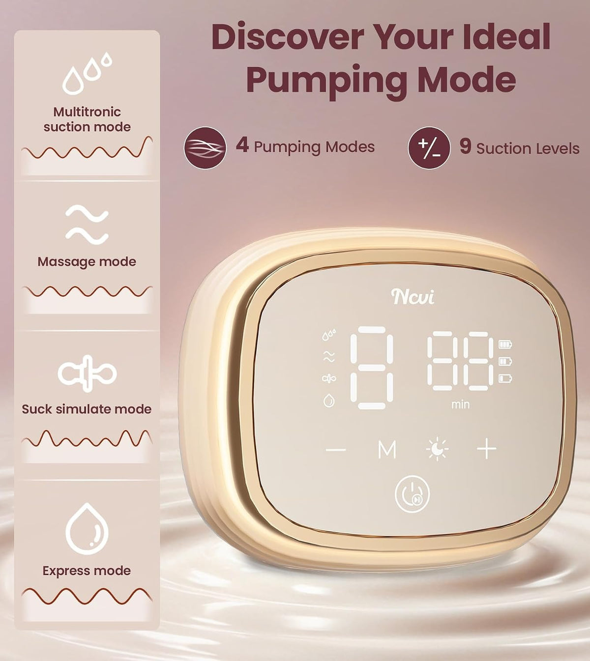 NCVI double Electric Breast Pump model 8782