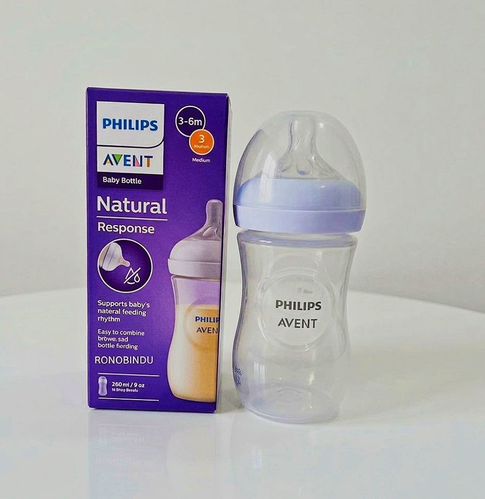 Philips Avent Natural Response Baby Bottle – 260 ml / 9 oz