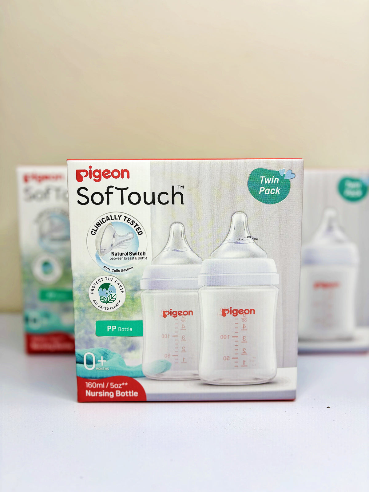 Pigeon SofTouch™ Twin Pack (160ml/5oz)