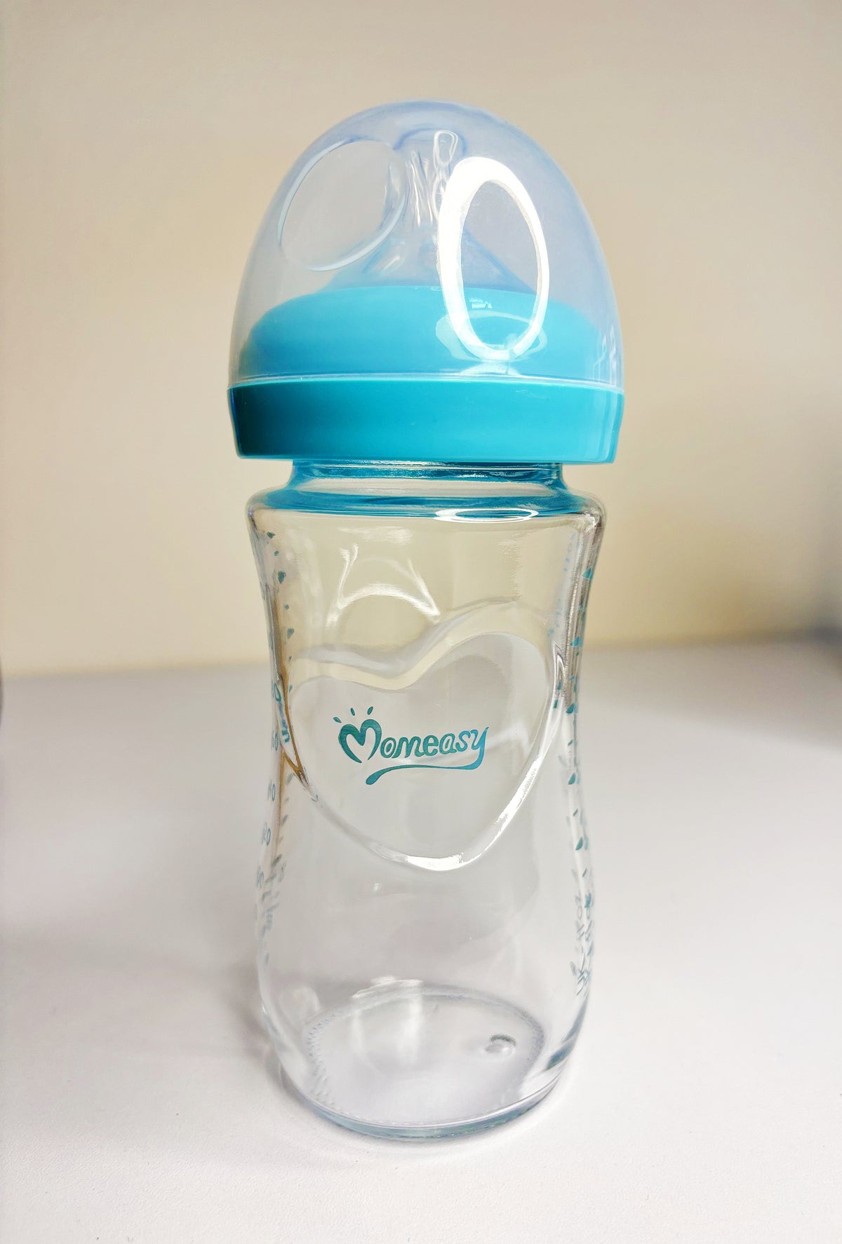 Momeasy Wide Neck Glass Feeding Bottle 240ml