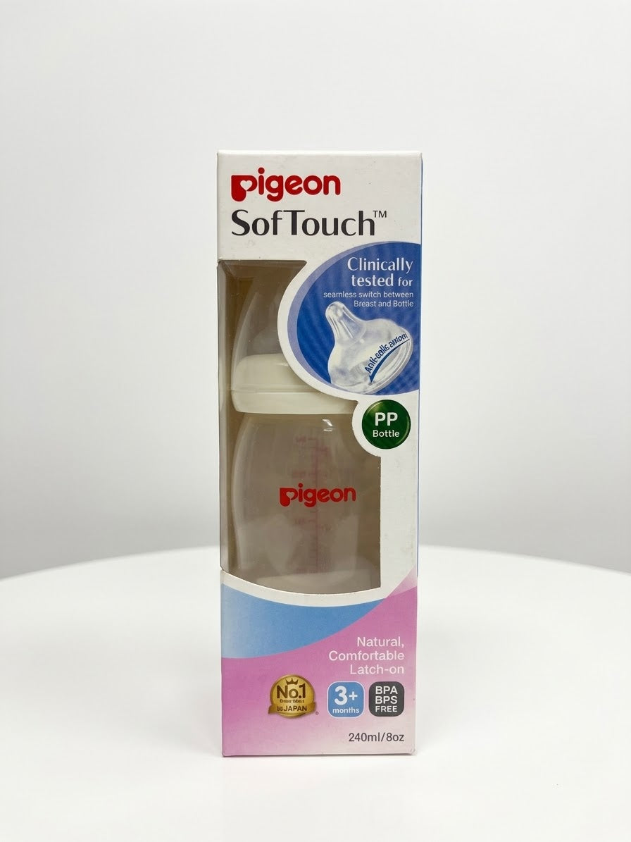 Pigeon SofTouch™ PP Bottle (240ml / 8oz)