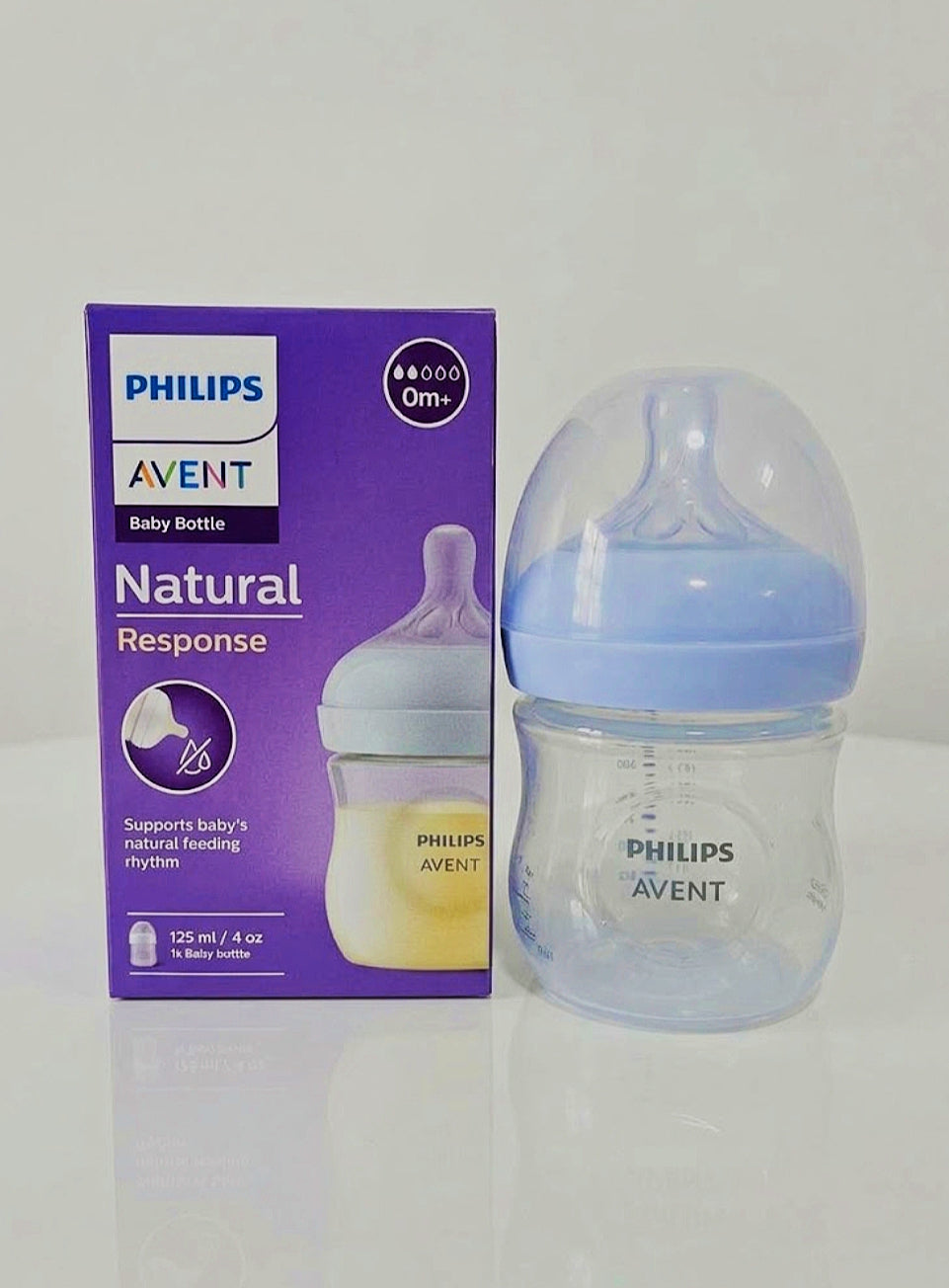 Philips Avent Natural Response Baby Bottle – 125 ml / 4 oz
