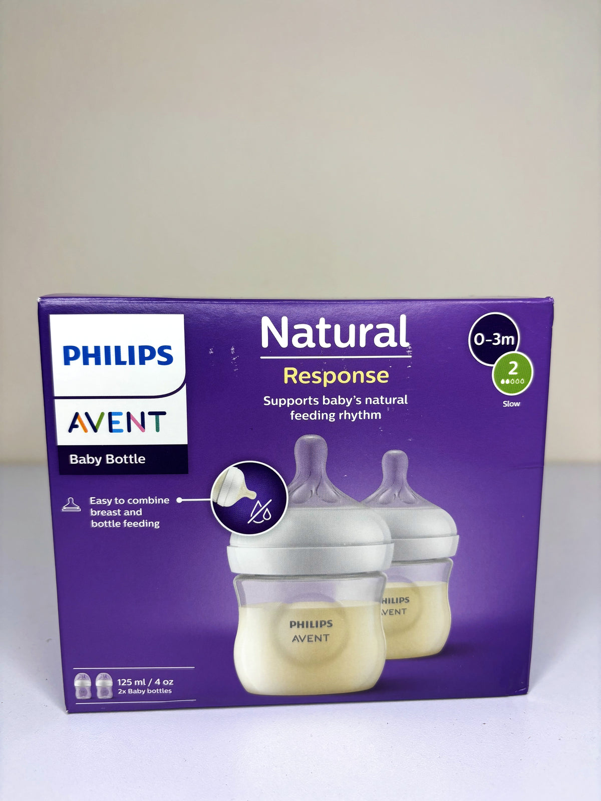 Philips Avent Natural Response Baby Bottle Twin Pack 125 ml