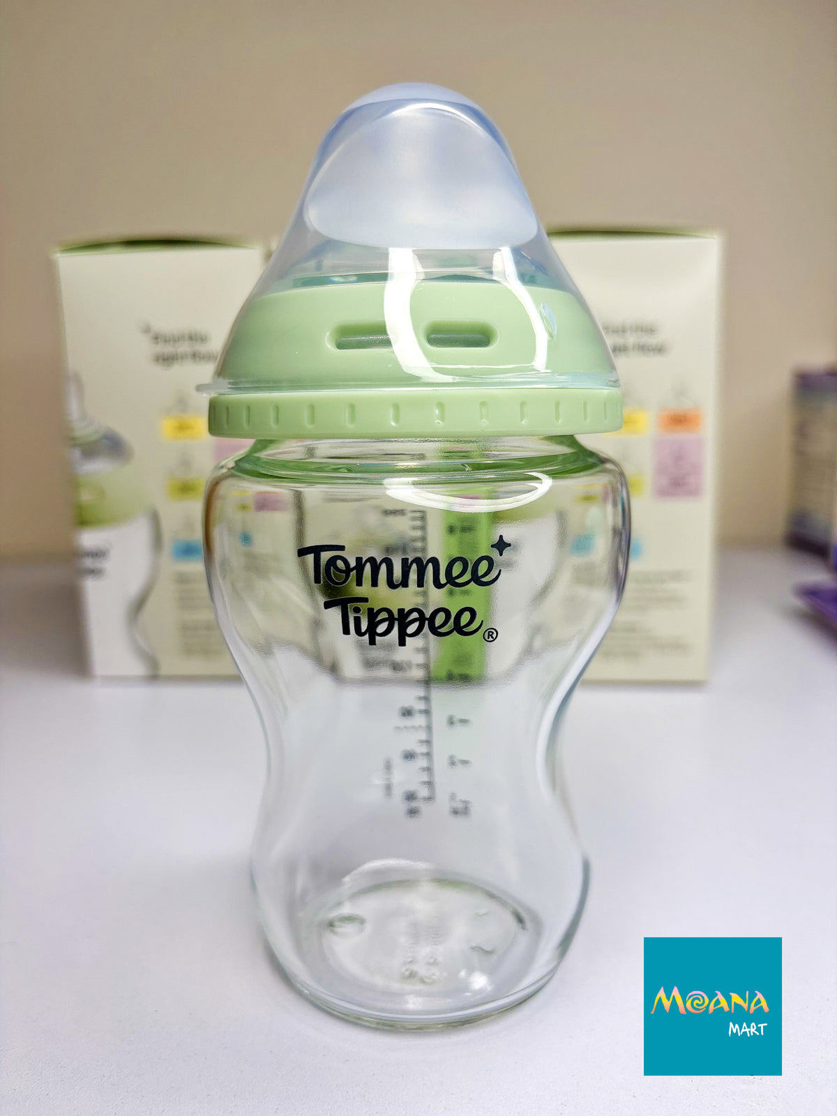 Tommee Tippee Natural Start Glass Baby Bottle (250ml)