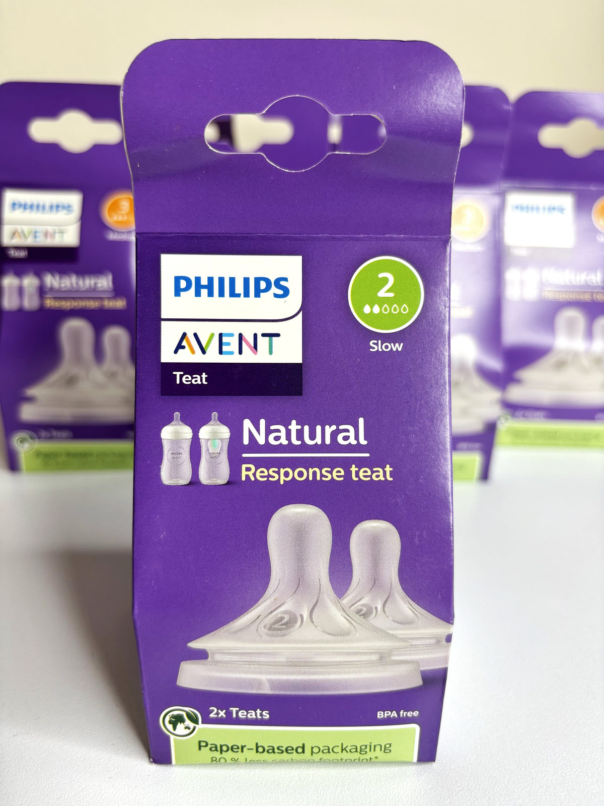 Philips Avent Natural Response Teats.